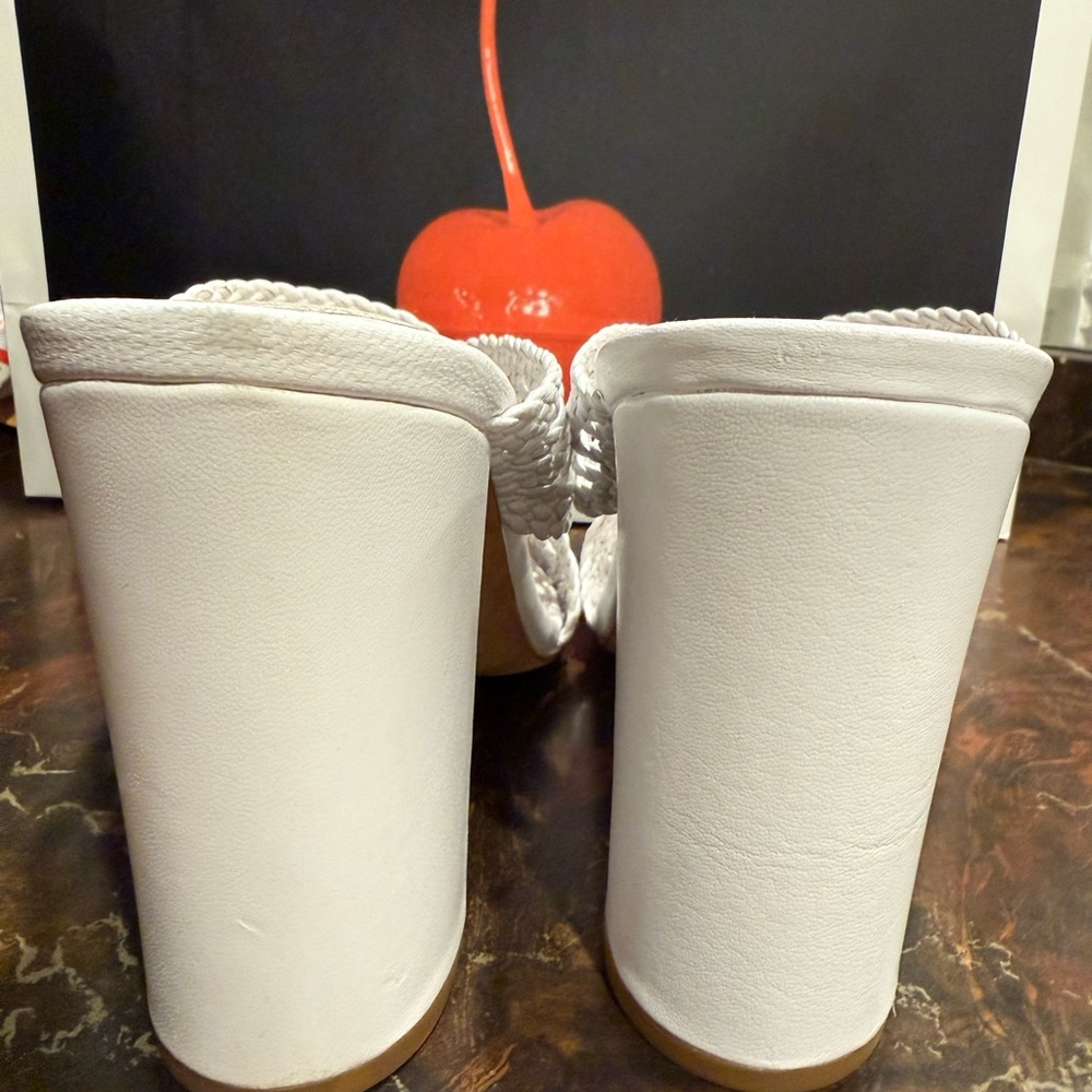 Paige Noel Woven Leather Mules - Picture 5 of 7